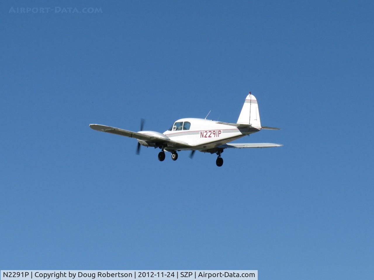 N2291P, 1957 Piper PA-23 Apache C/N 23-902, 1957 Piper PA-23-150 APACHE, two Lycoming O-320s 150 Hp each, takeoff climb Rwy 22