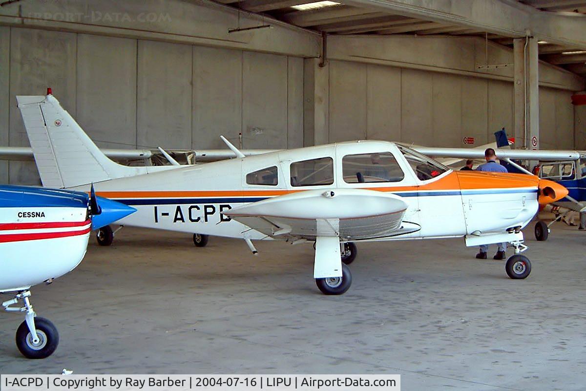 I-ACPD, 1975 Piper PA-28R-200 Cherokee Arrow II C/N 28R-7535080, ACPD   Piper PA-28R-200 Cherokee Arrow II [28R-7535080] Padova~I 16/07/2004