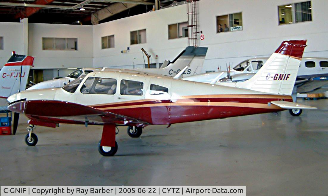 C-GNIF, 1975 Piper PA-28R-200 Cherokee Arrow C/N 28R-7535133, Piper PA-28R-200 Cherokee Arrow II [28R-7535133] Toronto-City Centre Airport~C 22/06/2005