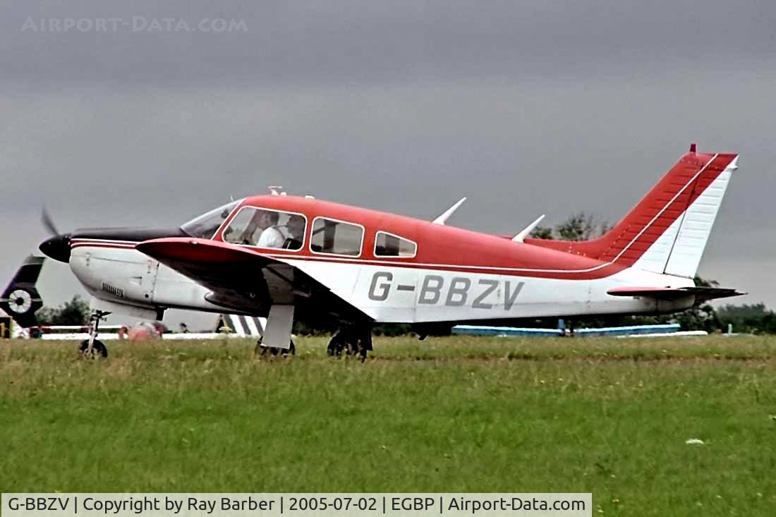 G-BBZV, 1973 Piper PA-28R-200-2 Cherokee Arrow II C/N 28R-7435105, Piper PA-28R-200 Cherokee Arrow II [28R-7435105]  Kemble~G 02/07/2005