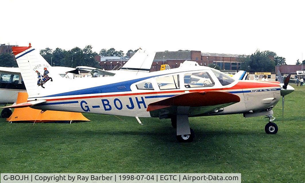 G-BOJH, 1972 Piper PA-28R-200 Cherokee Arrow II C/N 28R-7235139, Piper PA-28R-200 Cherokee Arrow II [28R-7235139] Cranfield~G 04/07/1998