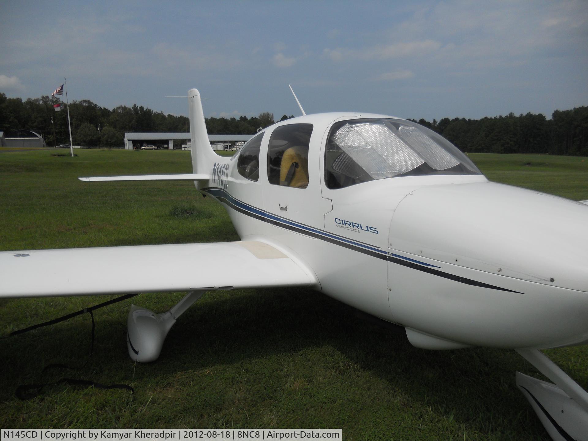 N145CD, Cirrus SR20 C/N 1020, Close up - Visiting plane, it's not based at 8NC8.
