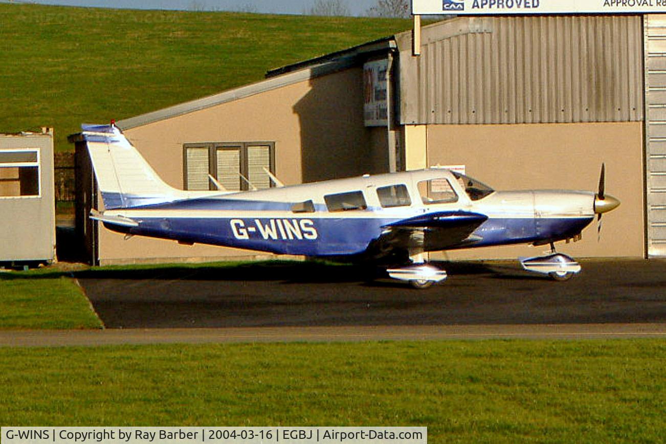 G-WINS, 1976 Piper PA-32-300 Cherokee Six Cherokee Six C/N 32-7640065, Piper PA-32-300 Cherokee Six [32-7640065] Staverton~G 16/03/2004