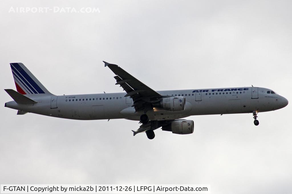 F-GTAN, 2007 Airbus A321-211 C/N 3051, Landing