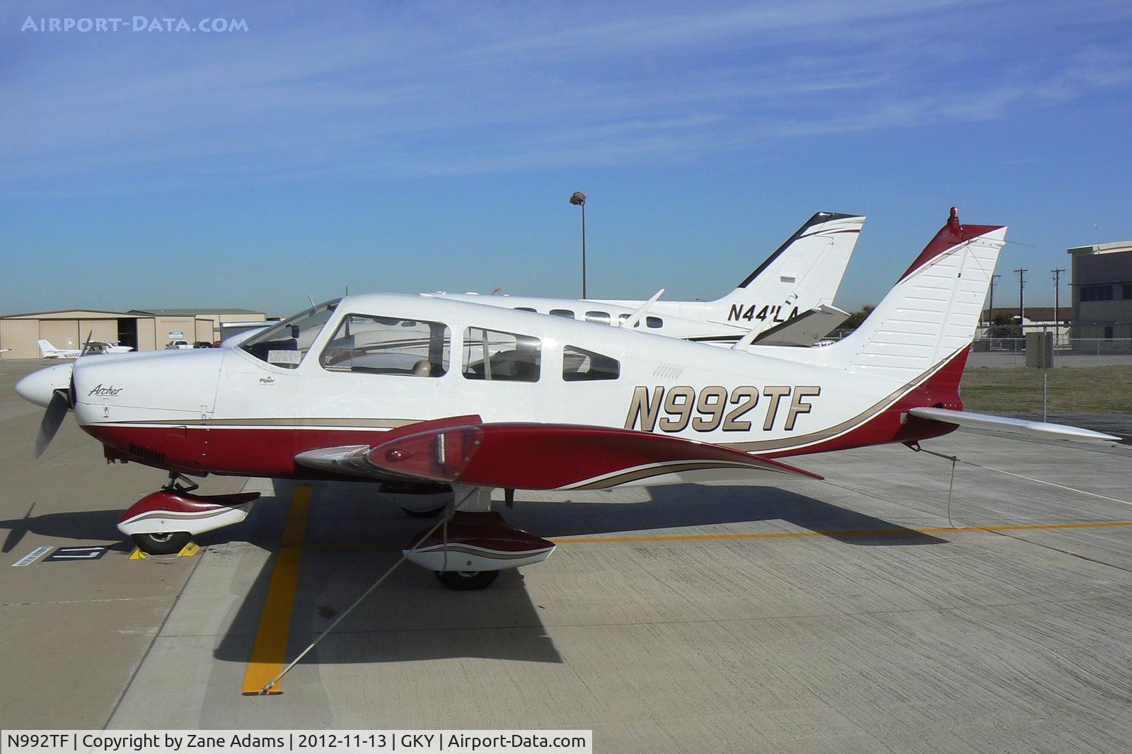 N992TF, 1974 Piper PA-28-180 C/N 28-7405237, At Arlington Municipal Airport.