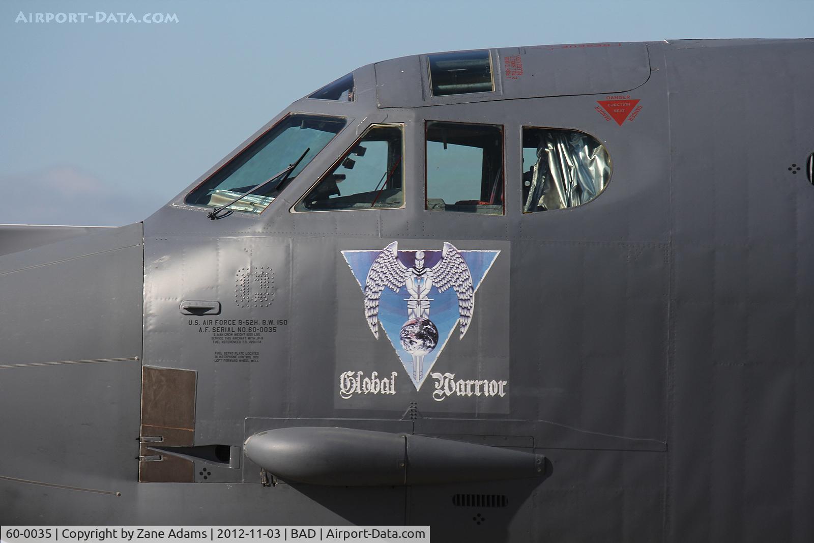 60-0035, 1960 Boeing B-52H Stratofortress C/N 464400, On the ramp at Barskdale Air Force Base