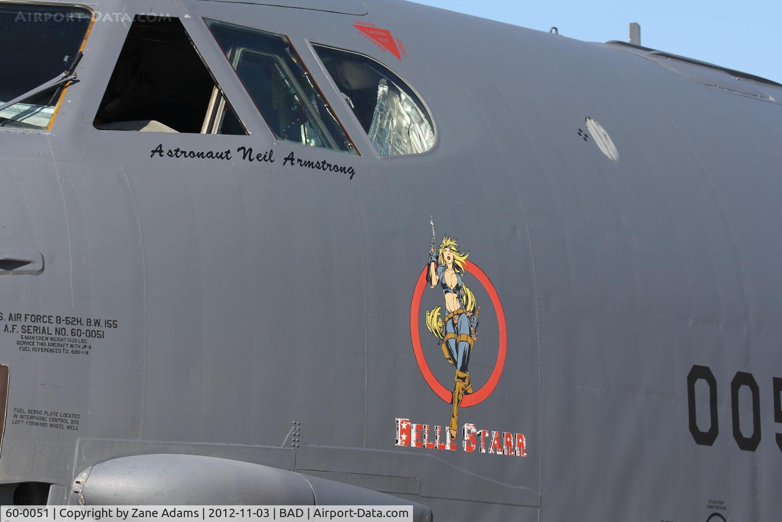 60-0051, 1960 Boeing B-52H Stratofortress C/N 464416, On the ramp at Barskdale Air Force Base