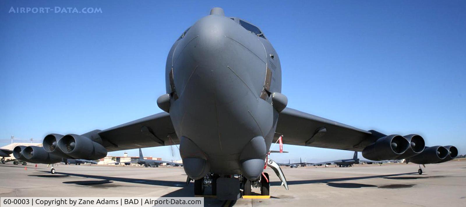 60-0003, 1960 Boeing B-52H Stratofortress C/N 464368, On the ramp at Barskdale Air Force Base