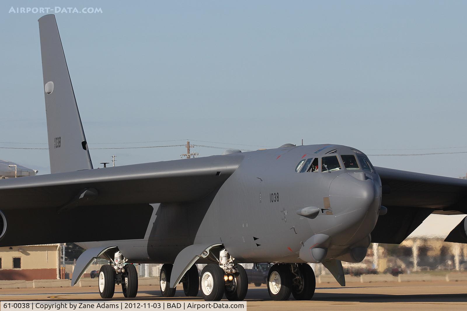 61-0038, 1961 Boeing B-52H Stratofortress C/N 464465, On the ramp at Barskdale Air Force Base