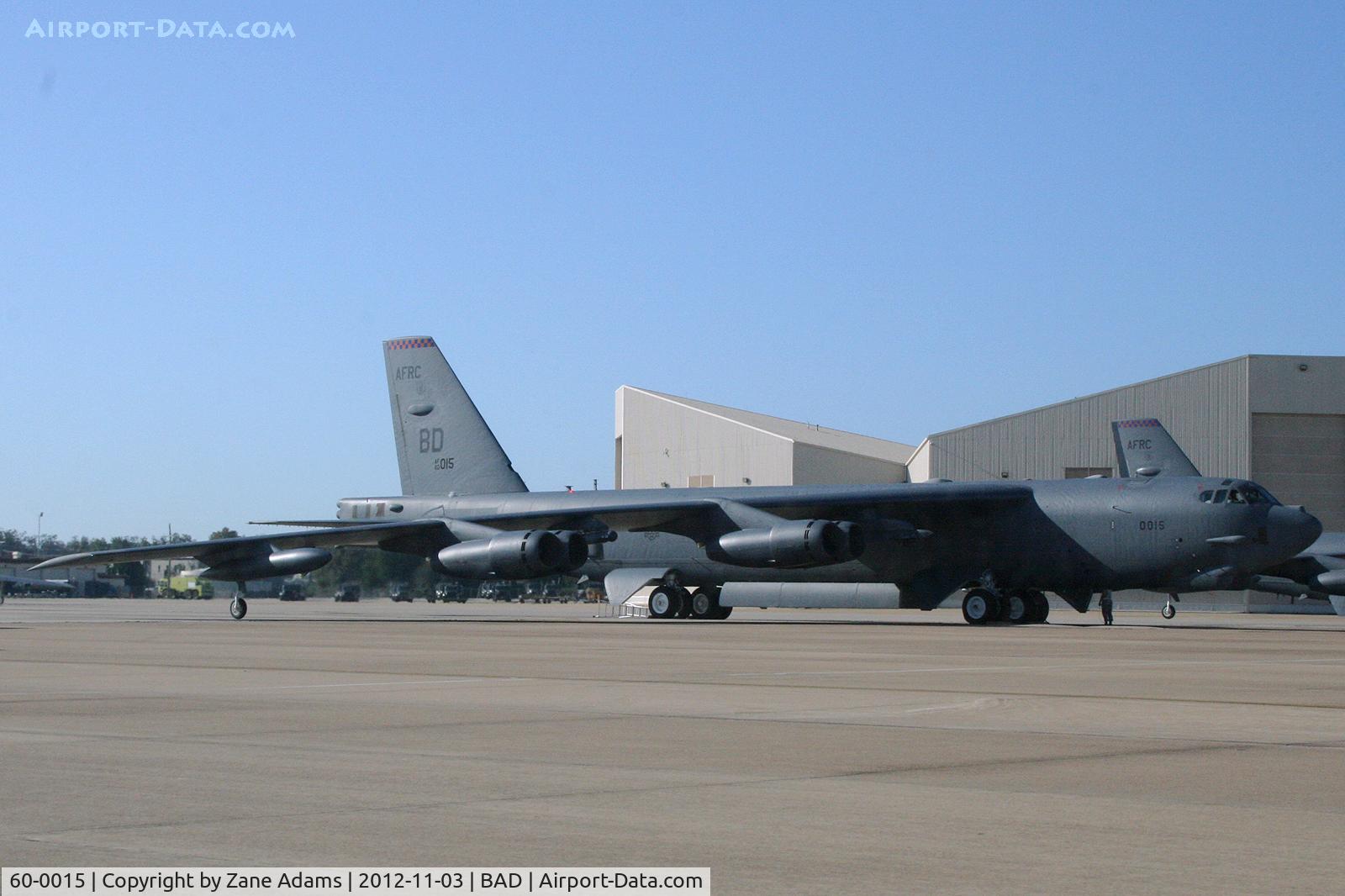 60-0015, 1960 Boeing B-52H Stratofortress C/N 464380, On the ramp at Barskdale Air Force Base