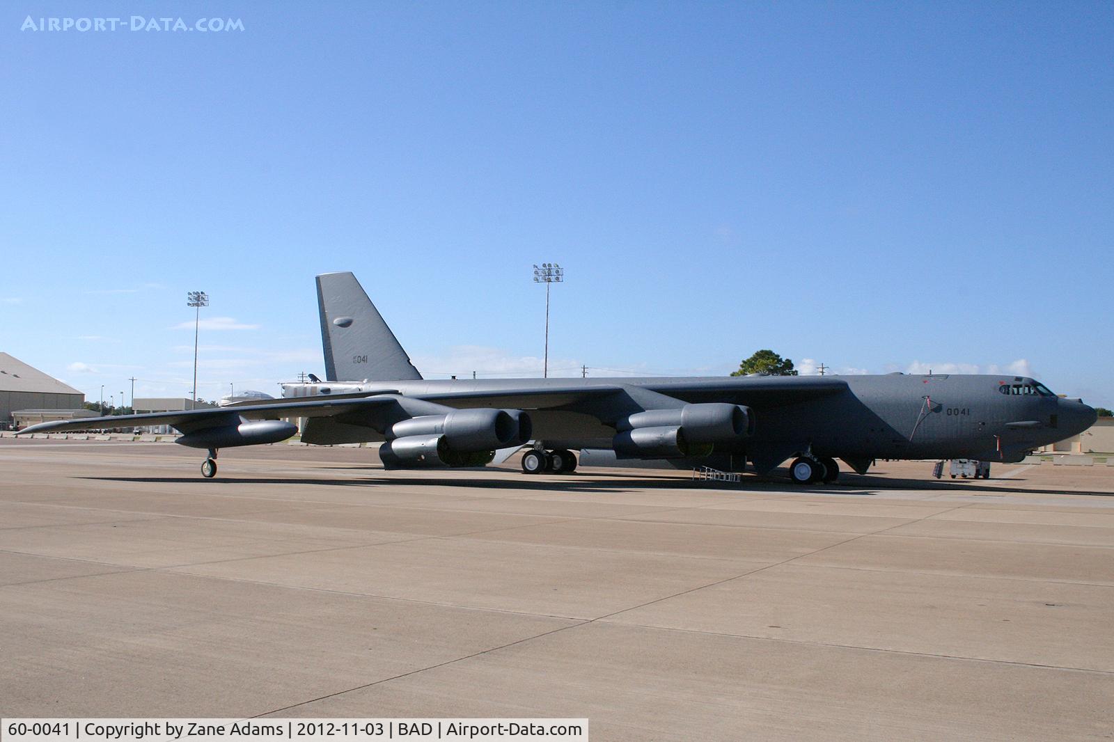 60-0041, 1960 Boeing B-52H Stratofortress C/N 464406, On the ramp at Barskdale Air Force Base