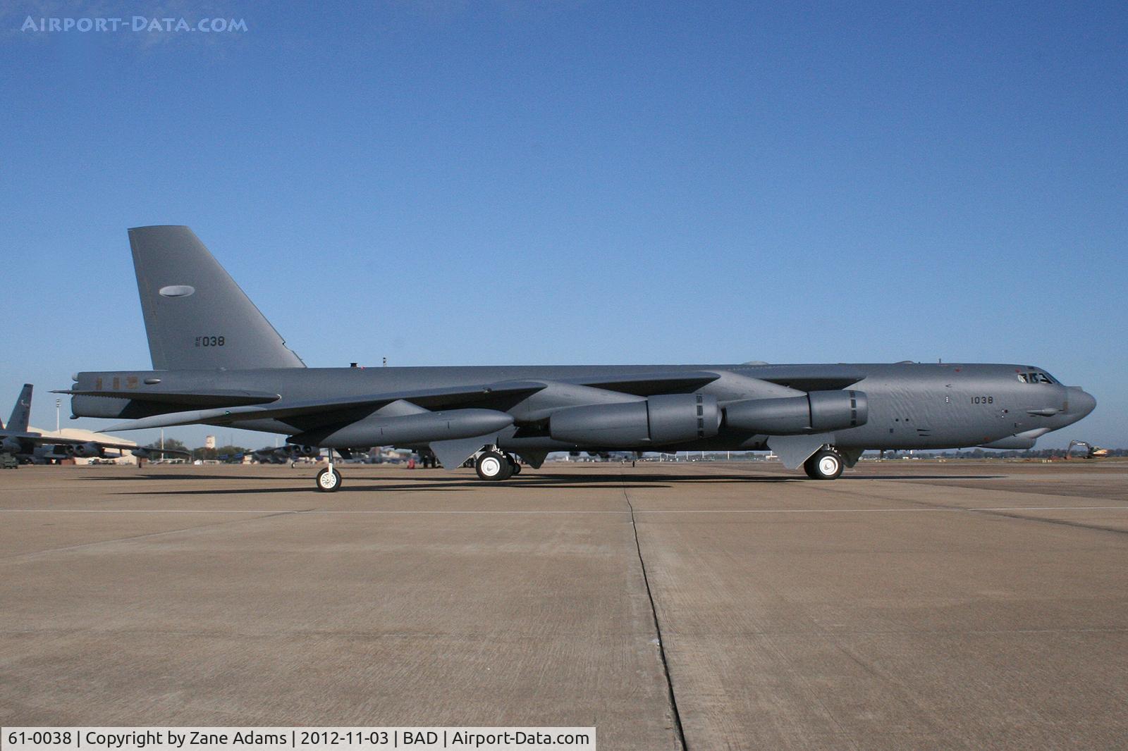 61-0038, 1961 Boeing B-52H Stratofortress C/N 464465, On the ramp at Barskdale Air Force Base