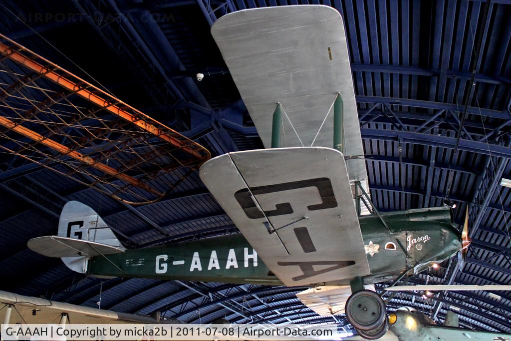 G-AAAH, 1928 De Havilland DH.60G Gipsy Moth C/N 804, Displayed Science Museum - London