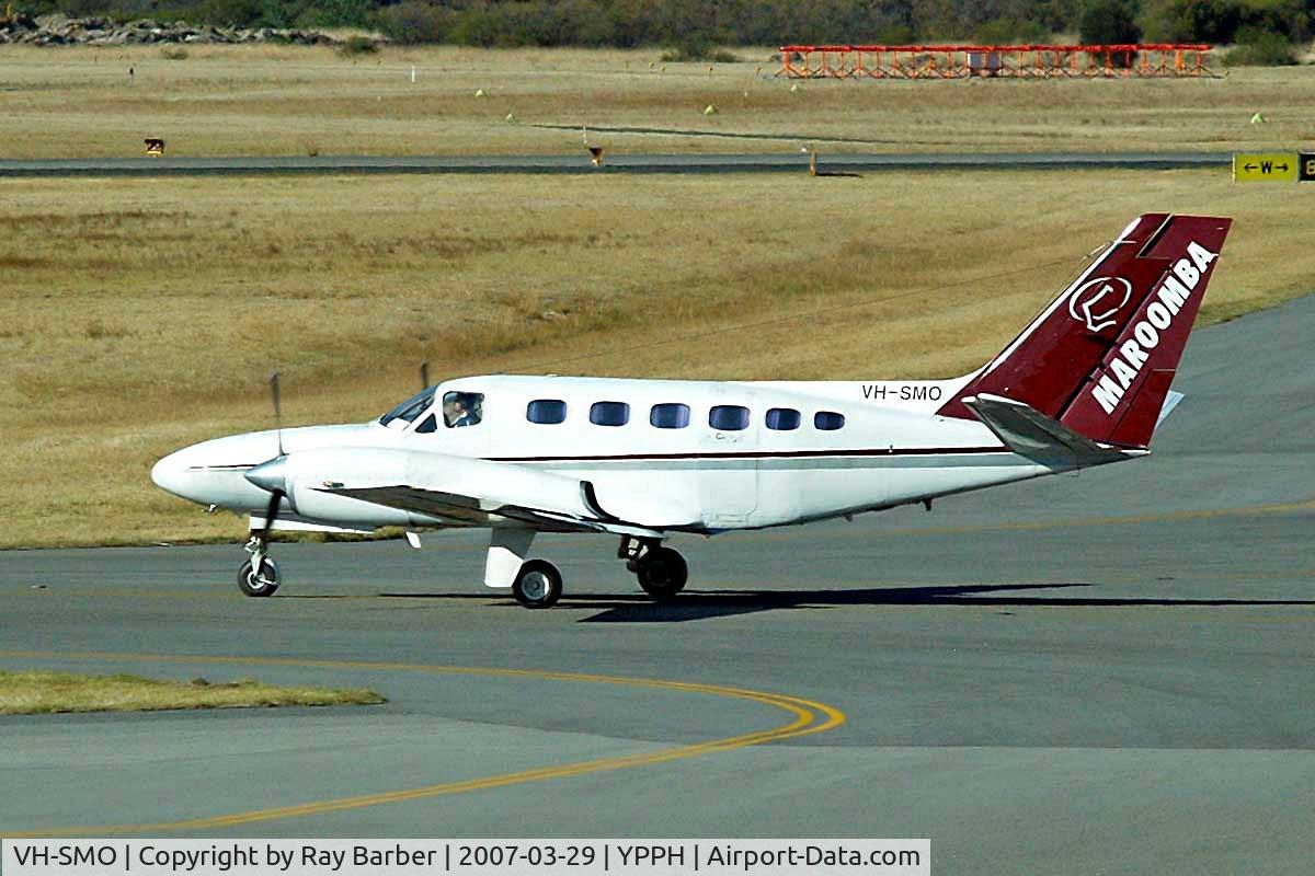 VH-SMO, 1980 Cessna 441 Conquest II C/N 441-0132, Cessna 441 Conquest [441-0132] Perth~VH 29/03/2007