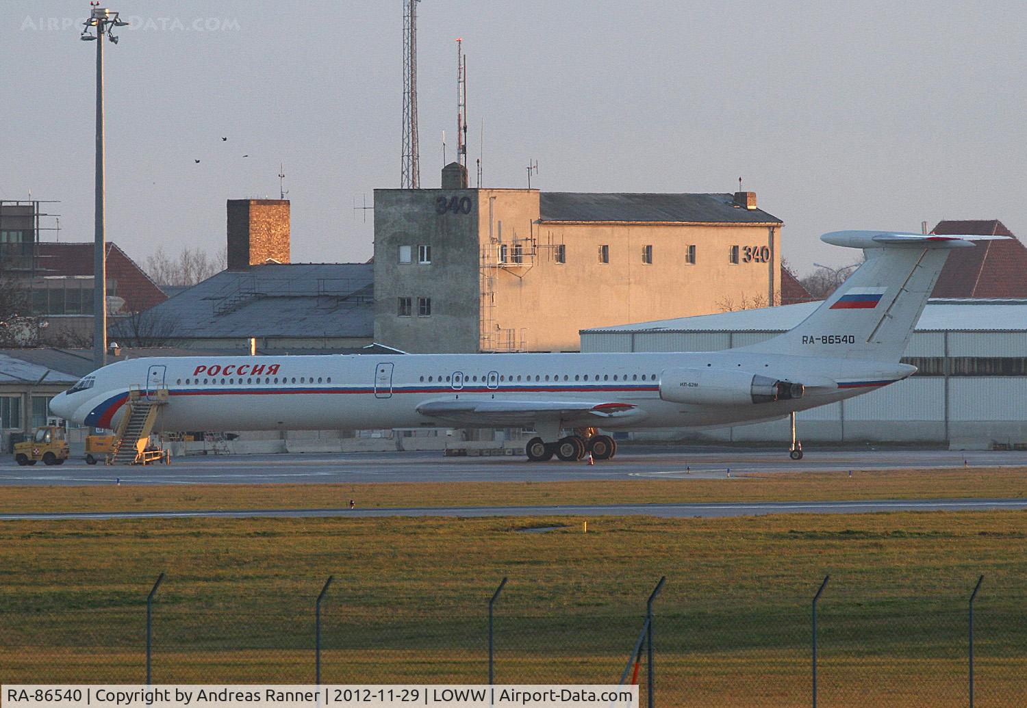 RA-86540, 1985 Ilyushin Il-62M C/N 3546548, Rossiya Il-62