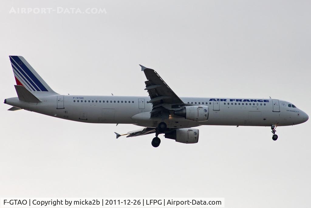 F-GTAO, 2007 Airbus A321-211 C/N 3098, Landing