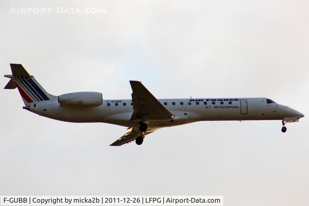 F-GUBB, 2001 Embraer EMB-145MP (ERJ-145MP) C/N 145419, Landing