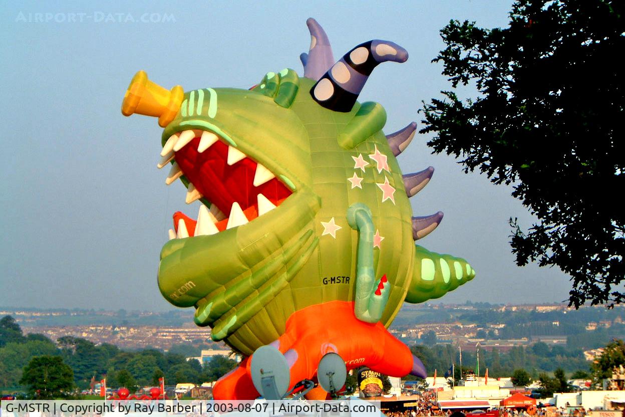 G-MSTR, 2001 Cameron Balloons Monster-110 C/N 4957, Cameron SS Monster-110 HAFB [4957] Ashton Court~G 07/08/2003