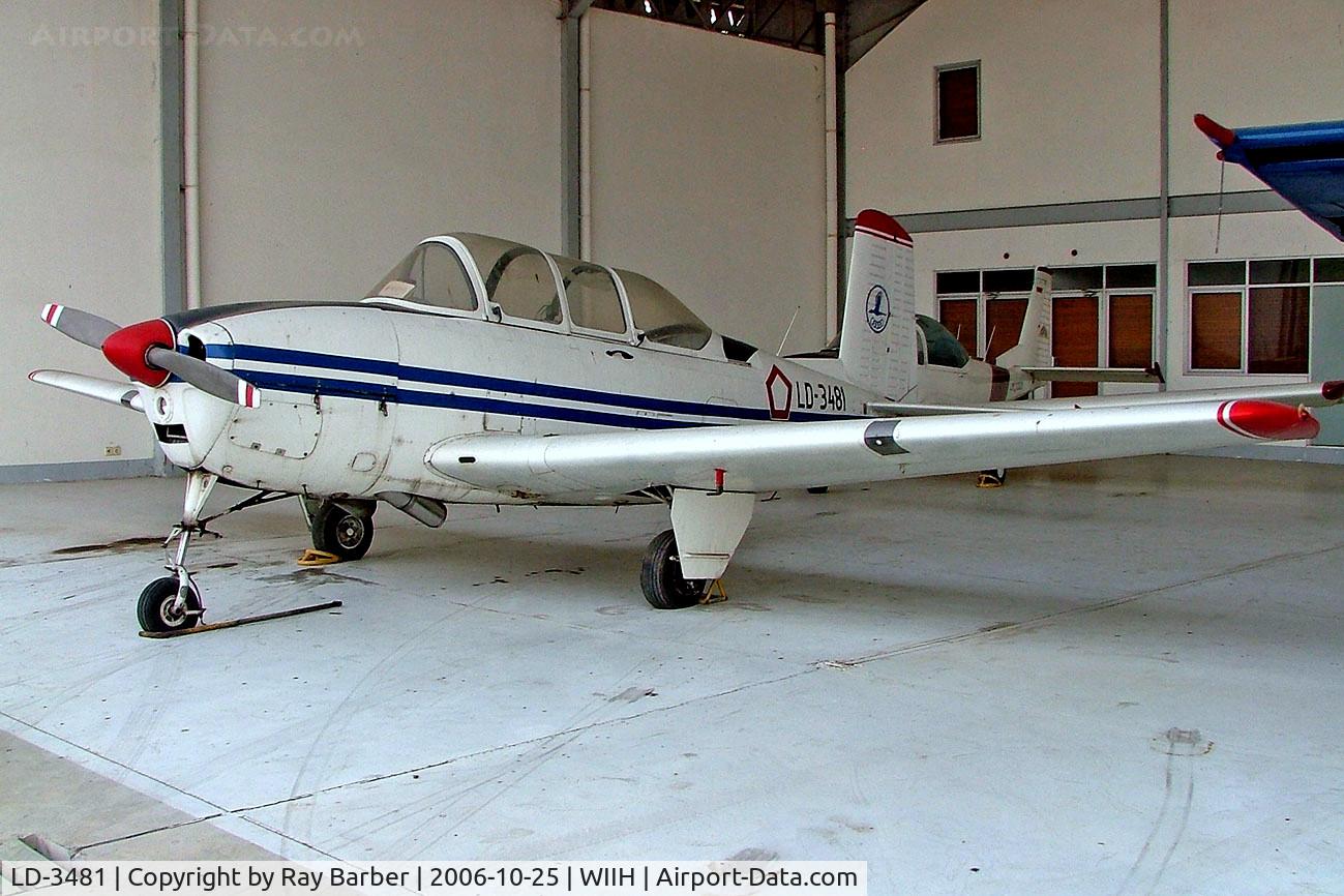 LD-3481, Beech T-34A Mentor Mentor C/N G-806, Beech T-34A Mentor [LD-3481] Jakarta-Halim Perdanakusuma Int~PK 25/10/2006