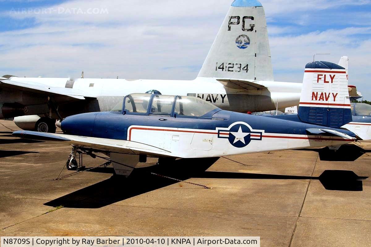 N8709S, 1956 Beech D-45 Mentor C/N BG-260, Beech T-34B Mentor [BG-260] Pensacola NAS~N 10/04/2010