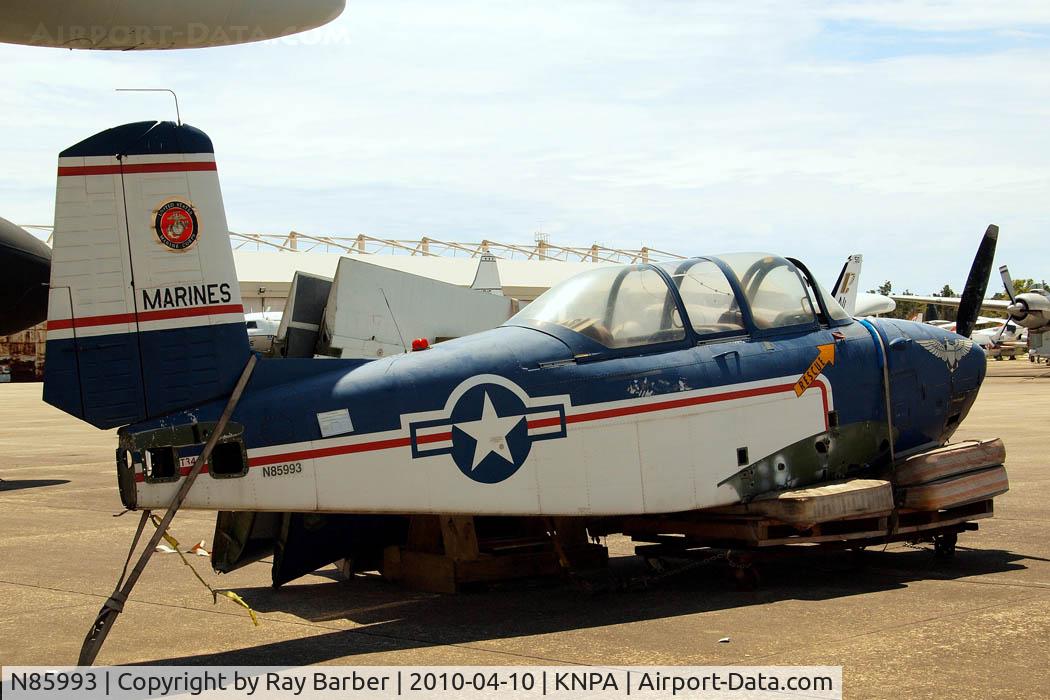 N85993, 1955 Beech D-45 (T-34B) Mentor C/N BG-92, Beech T-34B Mentor [BG-092] Pensacola NAS~N 10/04/2010