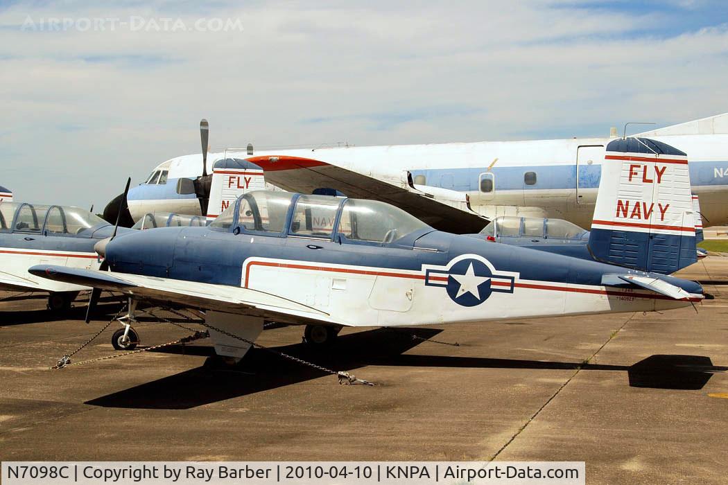 N7098C, 1956 Beech D-45 (T-34B) Mentor C/N BG-263, Beech T-34B Mentor [BG-263] Pensacola NAS~N 10/04/2010