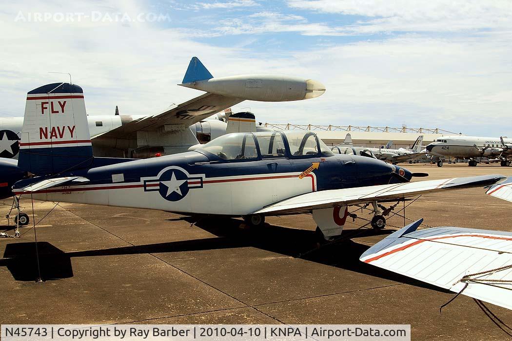 N45743, 1956 Beech D-45 Mentor C/N BG-202, Beech T-34B Mentor [BG-202] Pensacola NAS~N 10/04/2010