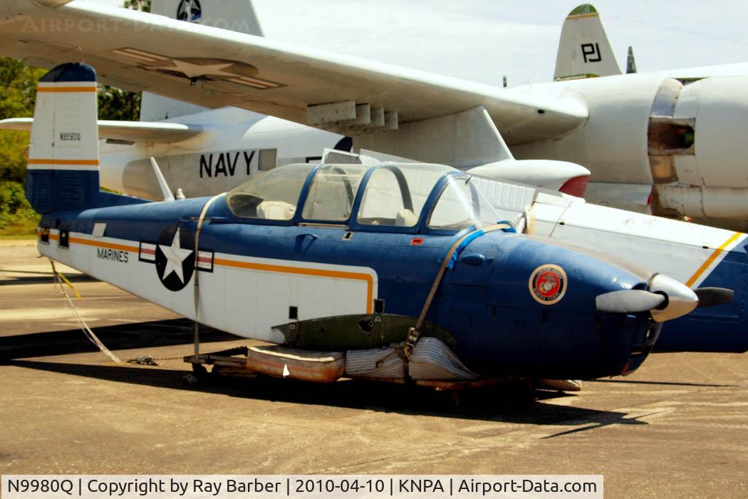 N9980Q, 1957 Beech T-34B Mentor C/N BG-377, Beech T-34B Mentor [BG-377] Pensacola NAS~N 10/04/2010