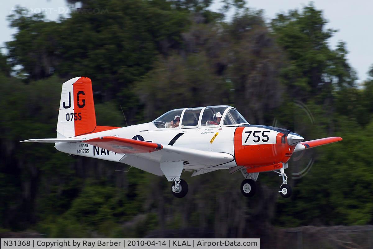 N31368, 1955 Beech T-34B Mentor C/N 140755, Beech T-34B Mentor [BG-089] Lakeland-Linder~N 14/04/2010
