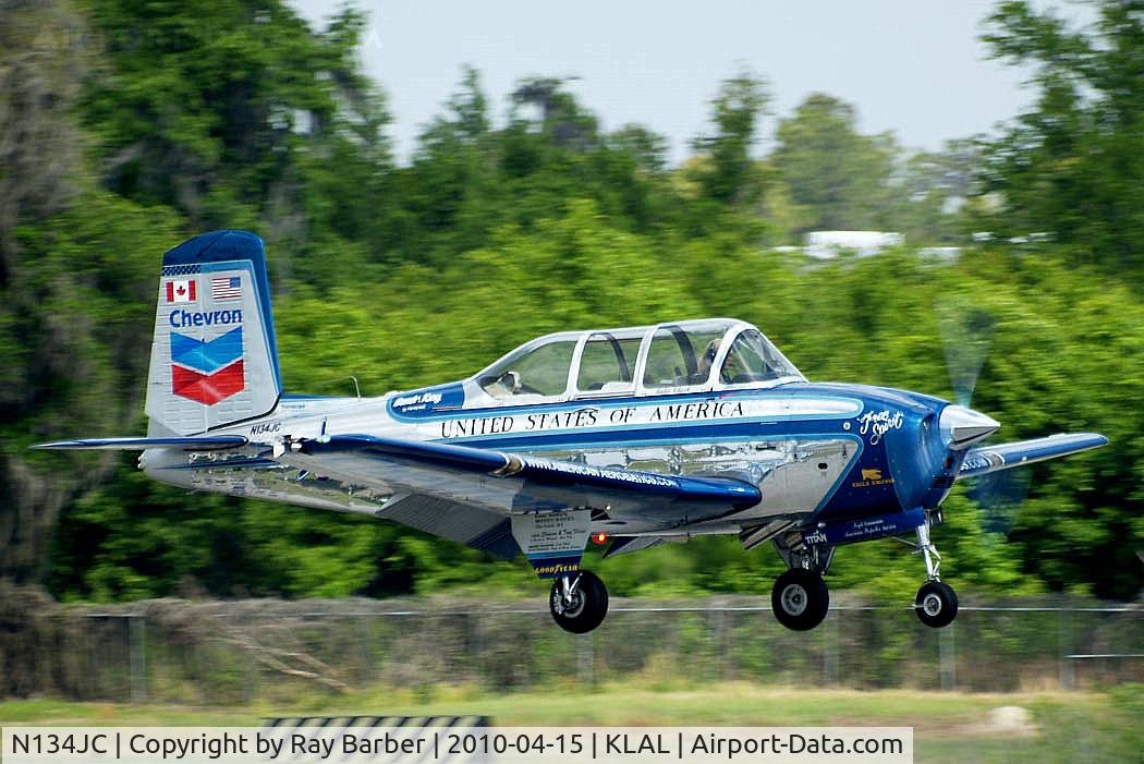 N134JC, 1955 Beech T-34-A (A45) Mentor C/N G-812, Beech T-34A Mentor [G-812] Lakeland-Linder~N 15/04/2010