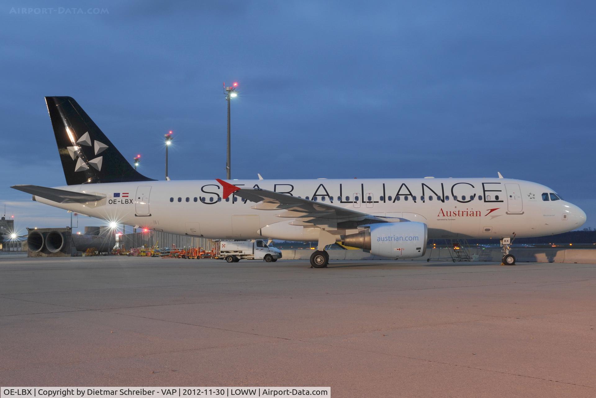 OE-LBX, 2002 Airbus A320-214 C/N 1735, Austrian AIrlines Airbus A320