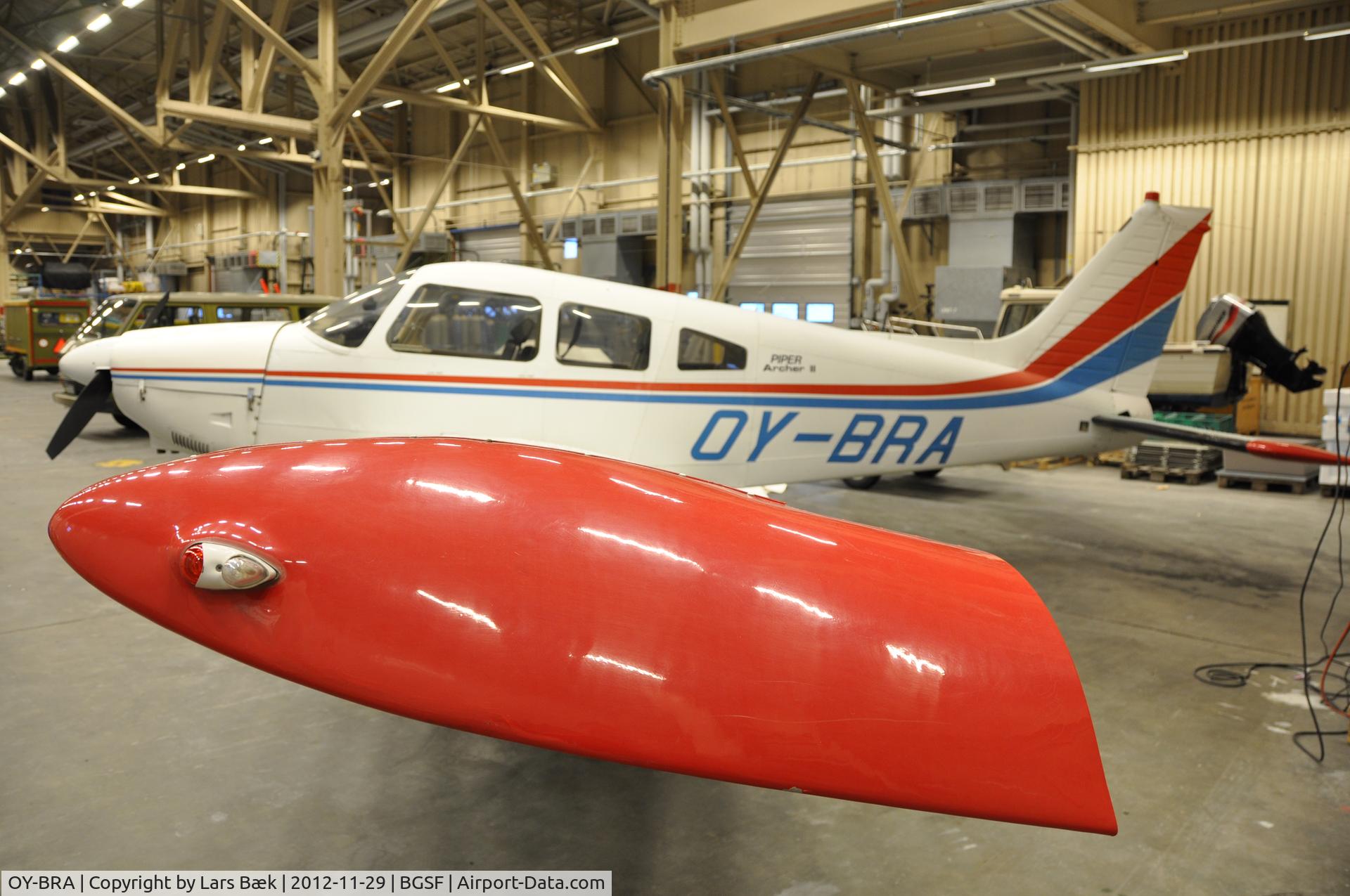 OY-BRA, 1978 Piper PA-28-181 C/N 28-7890426, Taken in the Hangar in Kangerlussuaq