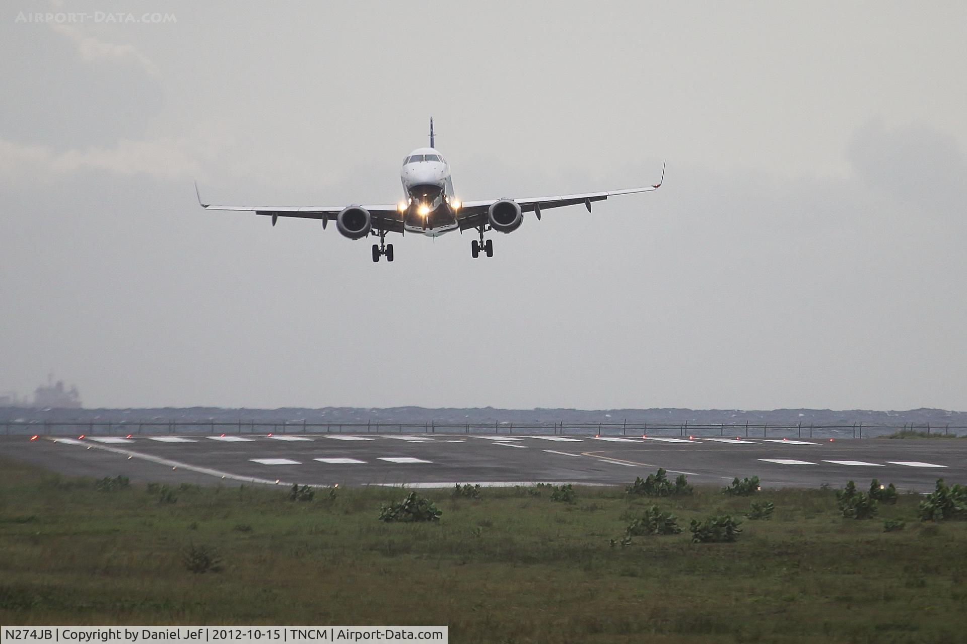 N274JB, 2007 Embraer ERJ-190-100 IGW 190AR C/N 19000082, N274JB
