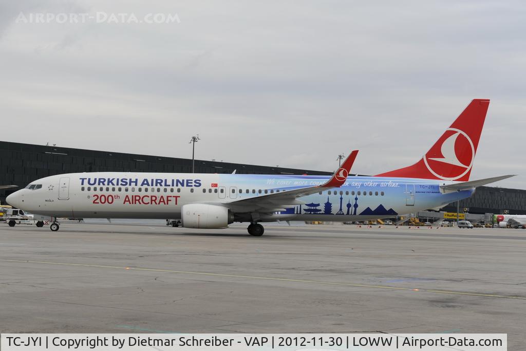 TC-JYI, 2012 Boeing 737-9F2/ER C/N 40985, Turkish AIrlines Boeing 737-900