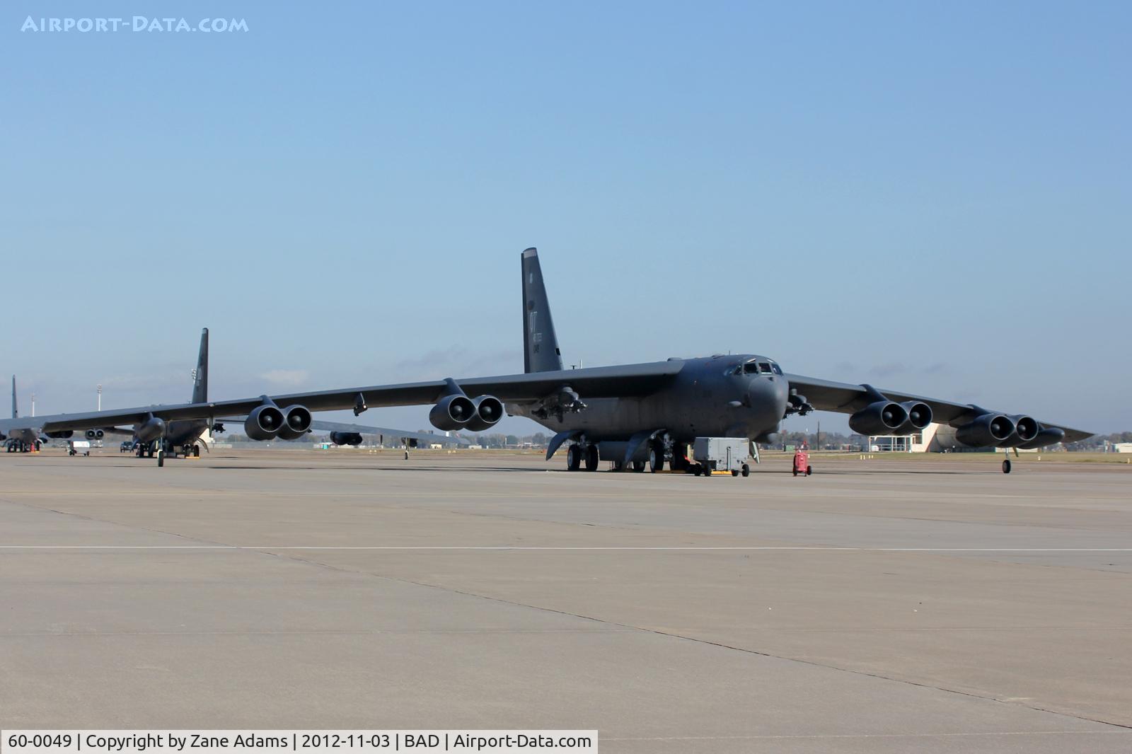 60-0049, 1960 Boeing B-52H Stratofortress C/N 464414, On the ramp at Barksdale AFB