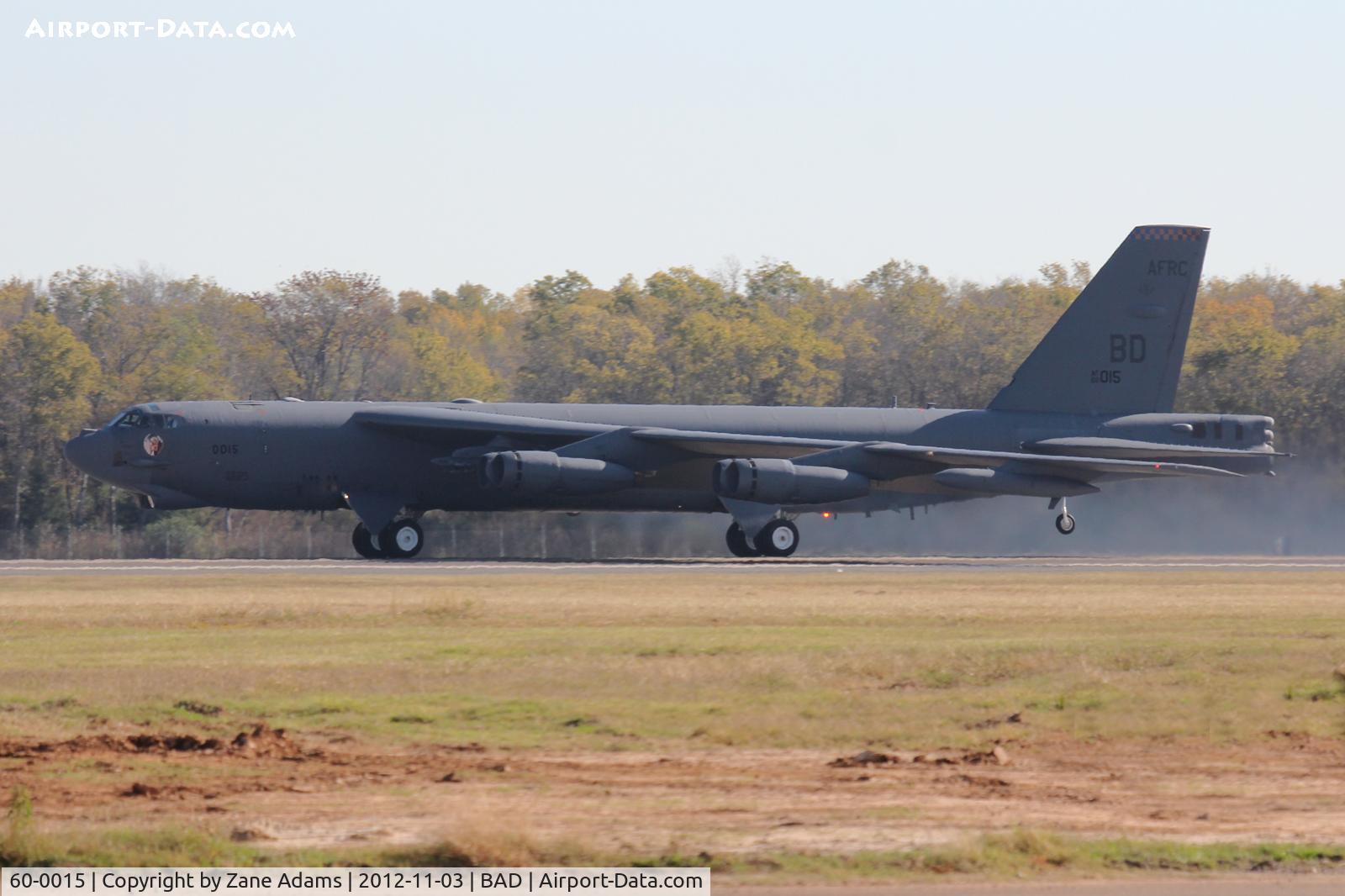 60-0015, 1960 Boeing B-52H Stratofortress C/N 464380, On the take-off roll at Barksdale AFB