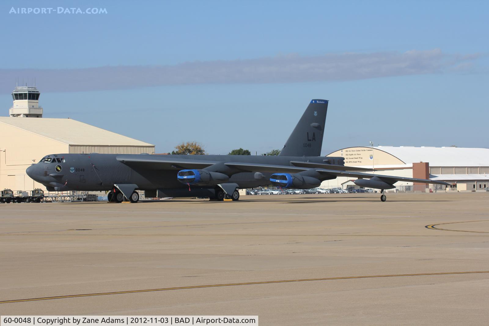 60-0048, 1960 Boeing B-52H Stratofortress C/N 464413, On the ramp at Barksdale AFB