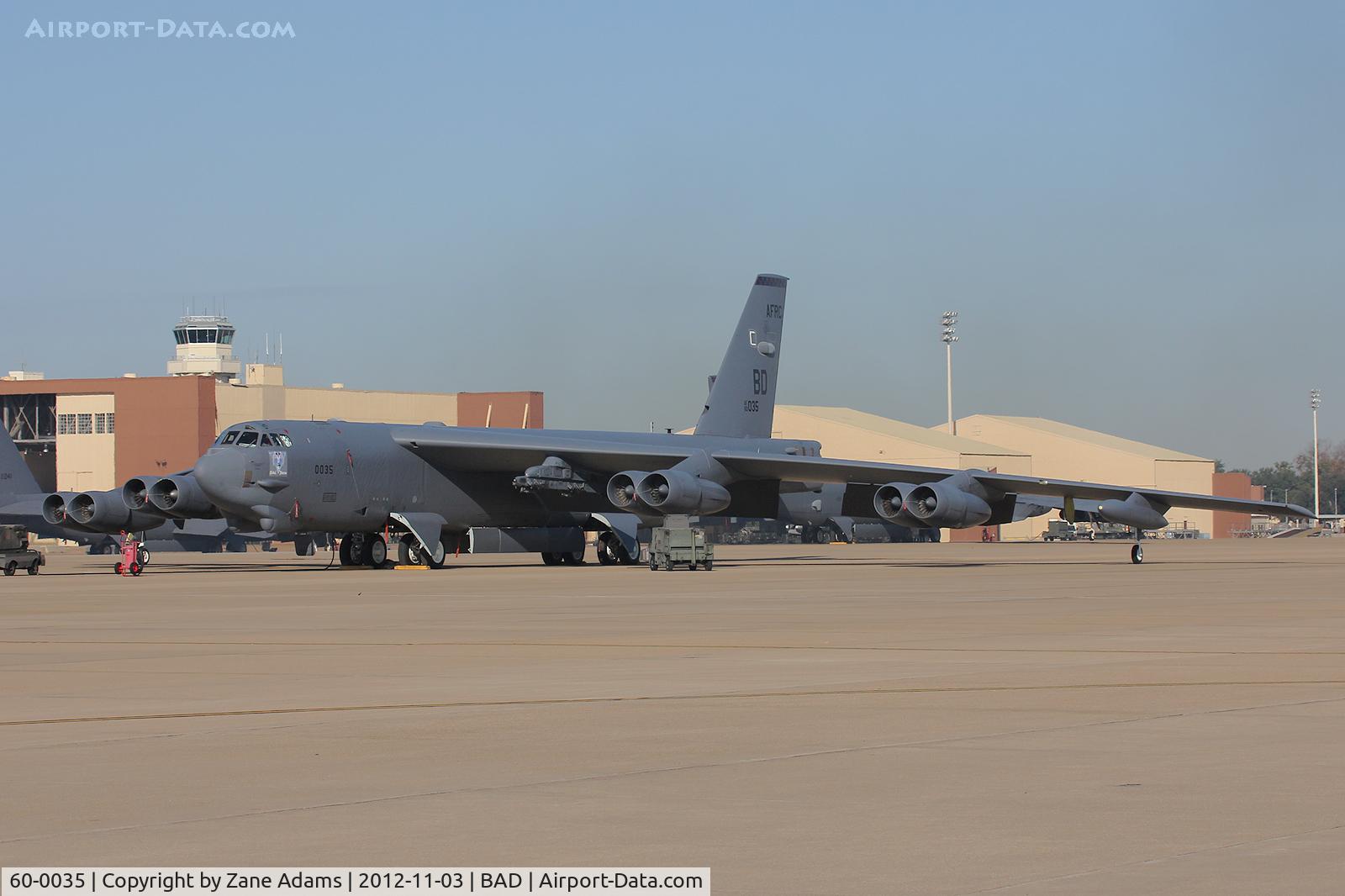 60-0035, 1960 Boeing B-52H Stratofortress C/N 464400, On the ramp at Barksdale AFB