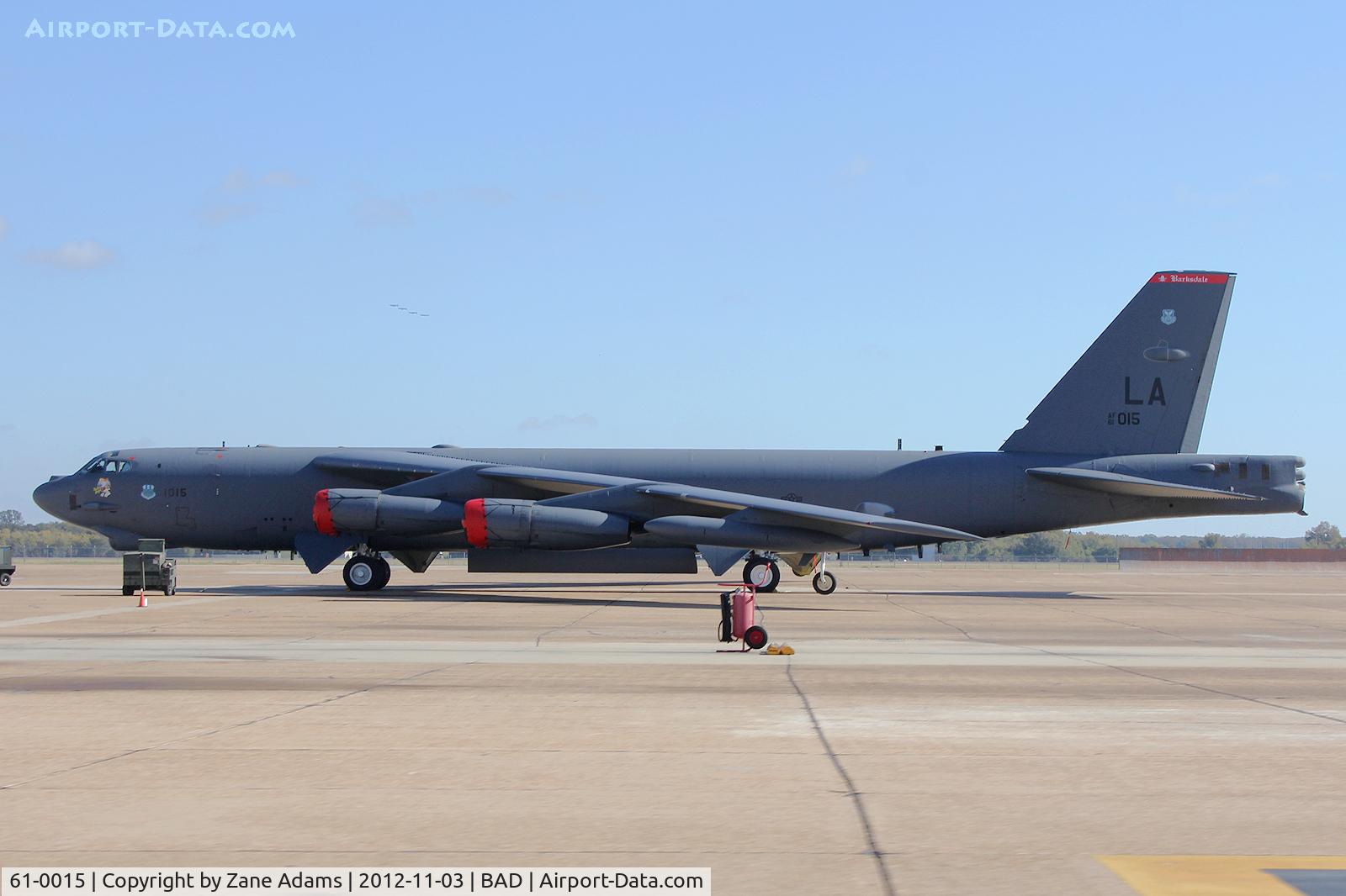 61-0015, 1961 Boeing B-52H Stratofortress C/N 464442, On the ramp at Barksdale AFB