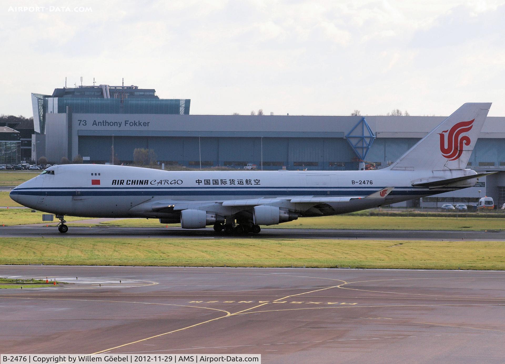 B-2476, 2006 Boeing 747-4FTF/SCD C/N 34240/1373, Taxi to runway 09 of Schiphol Airport