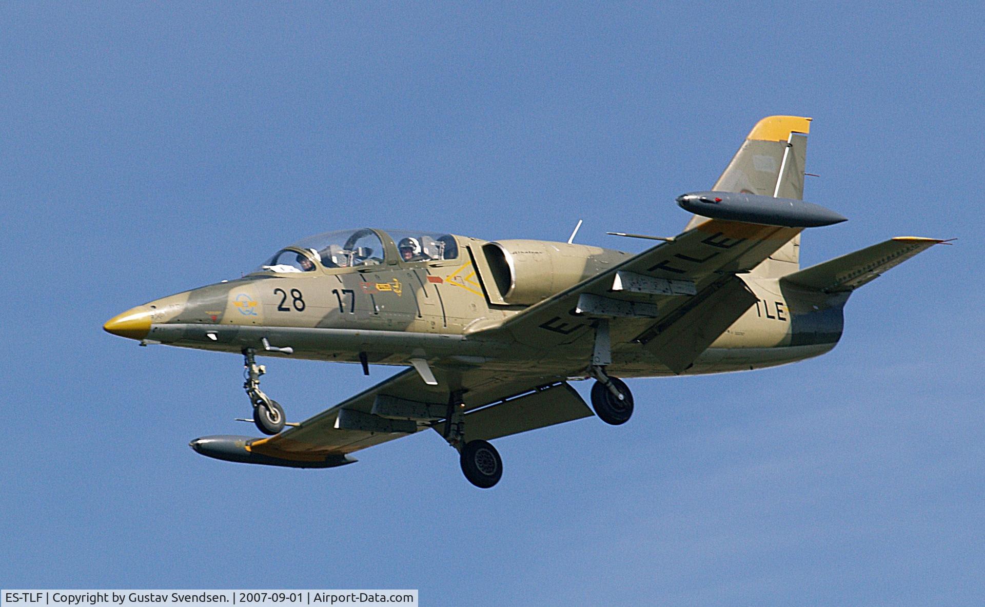 ES-TLF, Aero L-39C Albatros C/N 132114, ES-TLF on final to RW 29 on Roenne Airport RNN/EKRN. Denmark.