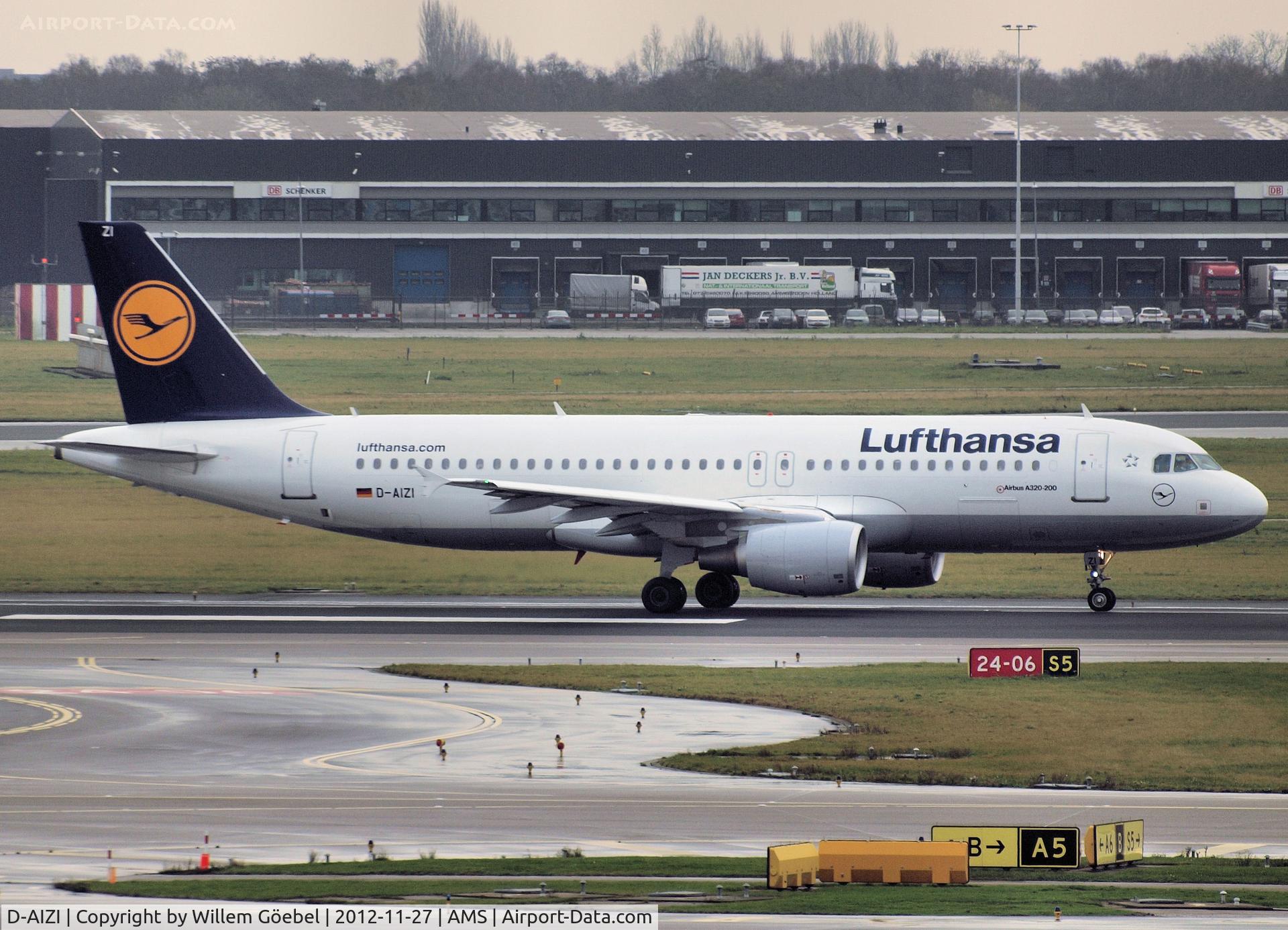 D-AIZI, 2010 Airbus A320-214 C/N 4398, Taxi to runway 24 of Schiphol Airport