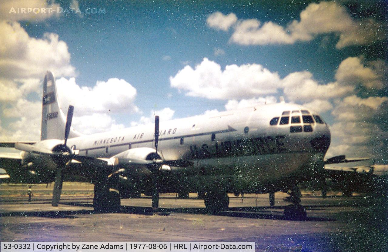 53-0332, 1953 Boeing C-97G Stratofreighter C/N 17114, Photographed at the former CAF HQ in Harlingen, TX