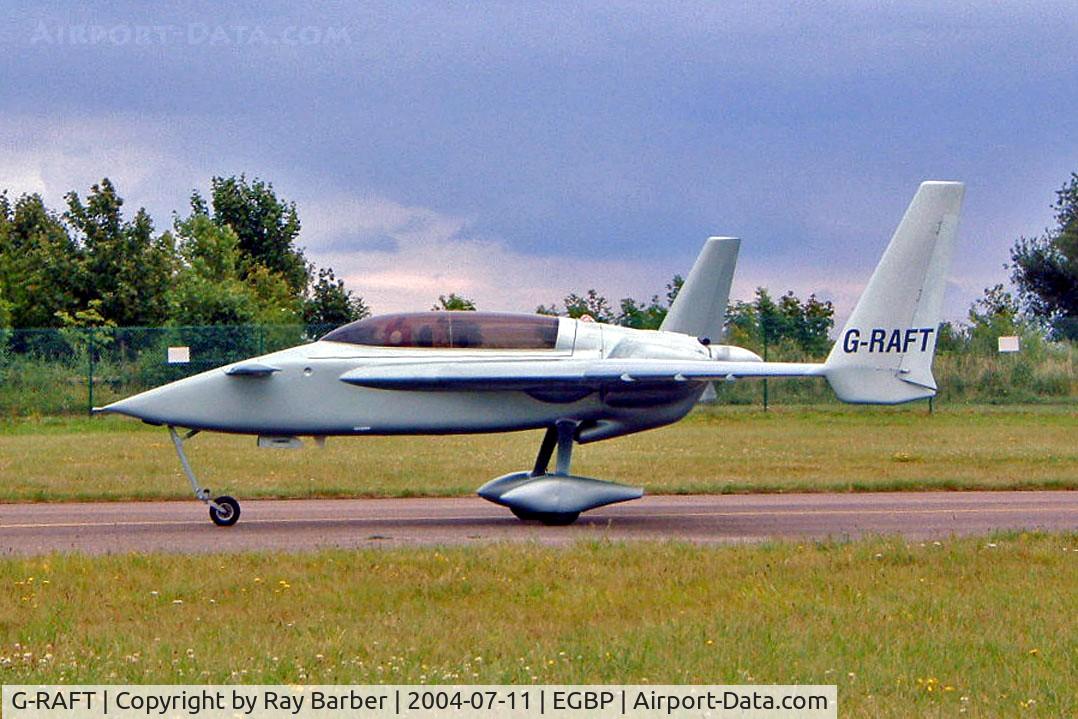 G-RAFT, 1983 Rutan Long-EZ C/N PFA 074A-10734, Rutan Long-Ez [PFA 074A-10734] Kemble~G 11/07/2004. Seen taxiing out for departure.