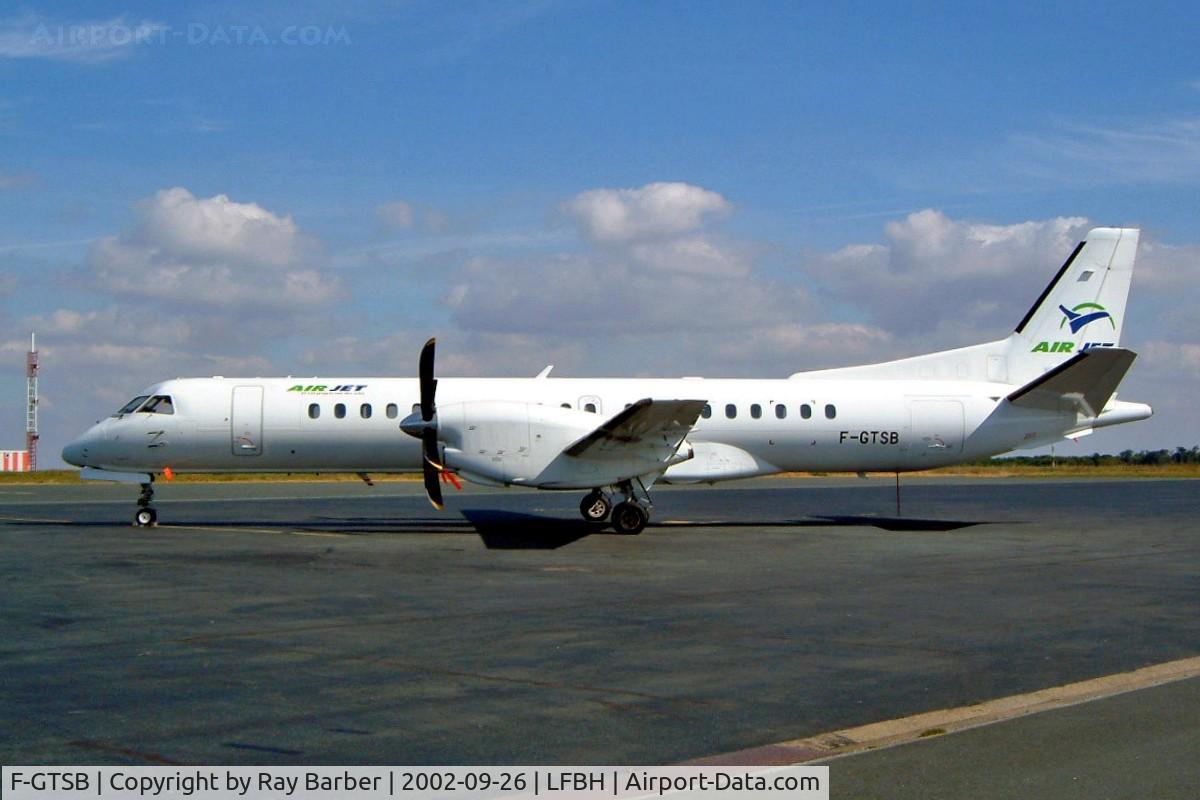 F-GTSB, 1995 Saab 2000 C/N 2000-014, Saab 2000 [014] (Air Jet) La Rochelle-Laleu~F 26/09/2002