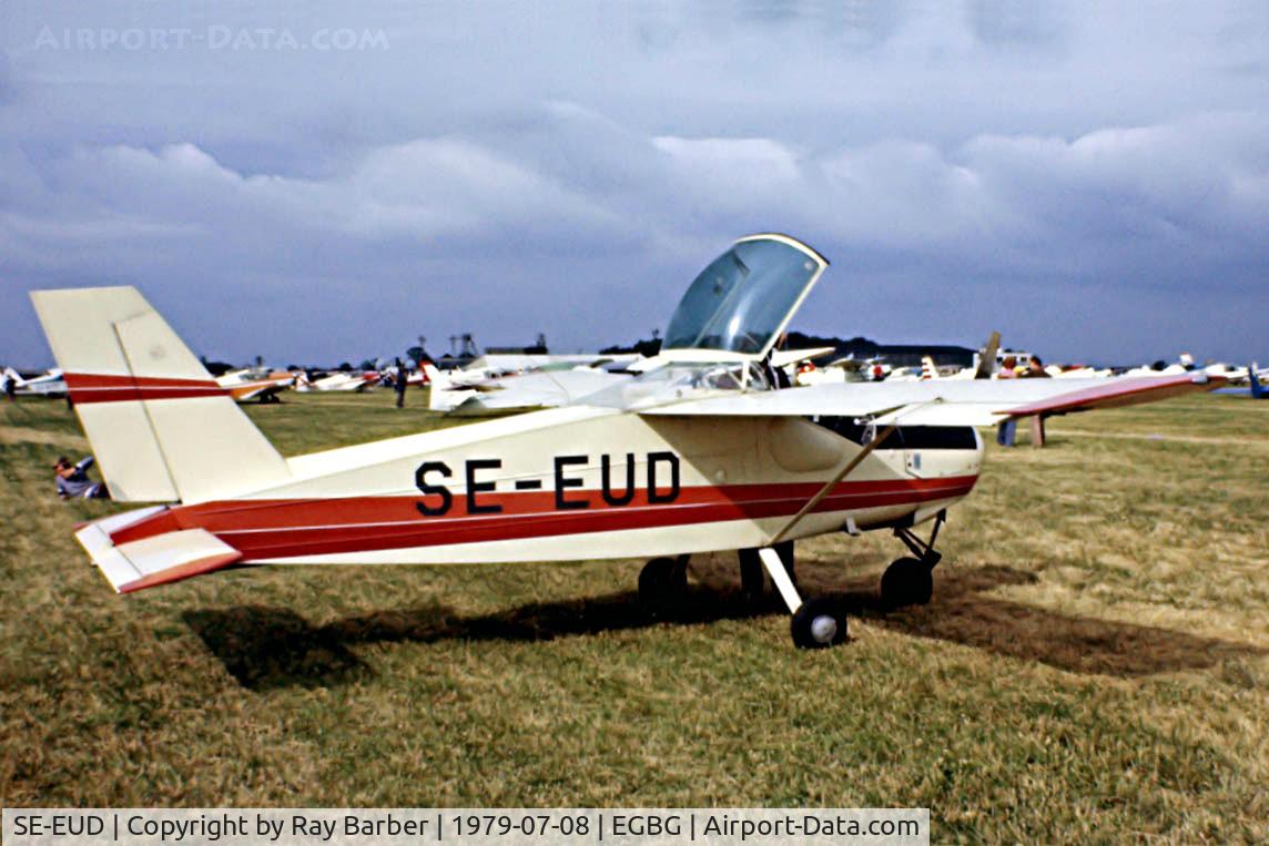 SE-EUD, Malmo MFI-9B Junior C/N 058, Malmo MFI-9B Junior [58] Leicester~G 08/07/1979. Image taken from a slide.
