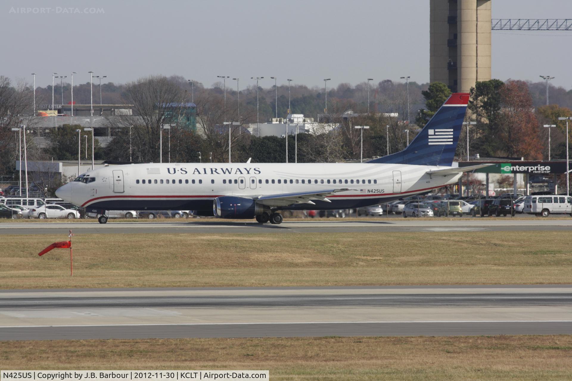 N425US, 1989 Boeing 737-401 C/N 23992, Charlotte, NC