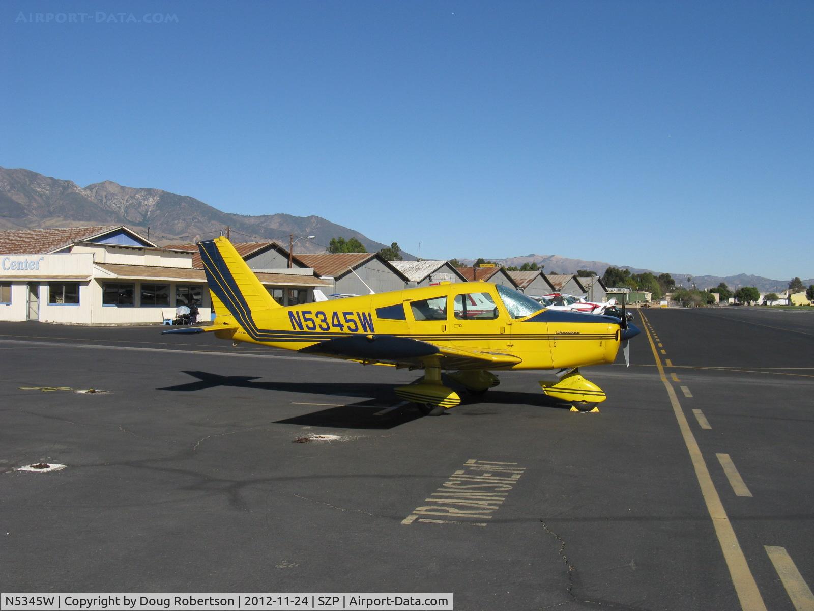 N5345W, 1962 Piper PA-28 C/N 28-404, 1962 Piper PA-28-150 CHEROKEE, Lycoming O-320-E2A 150 Hp