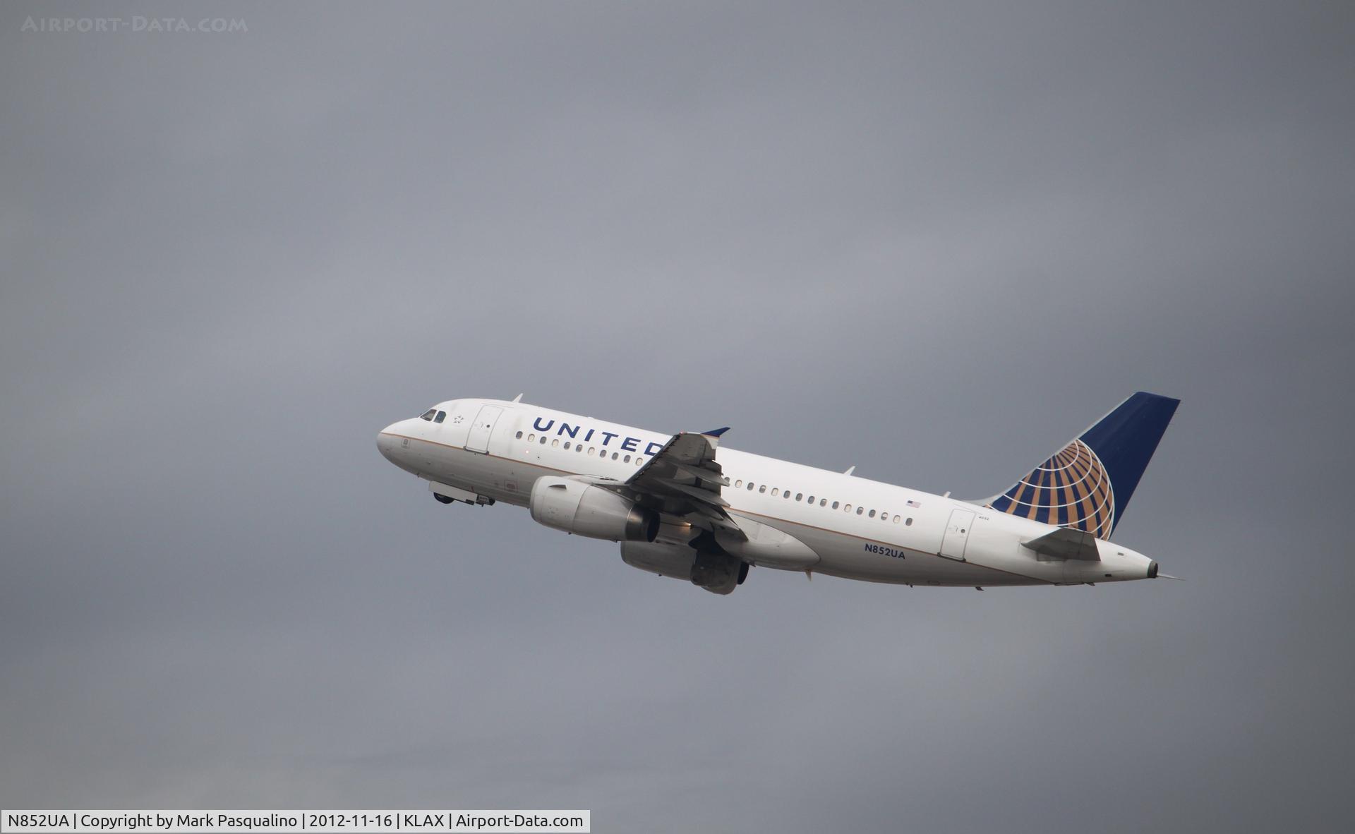 N852UA, 2002 Airbus A319-131 C/N 1671, Airbus A319