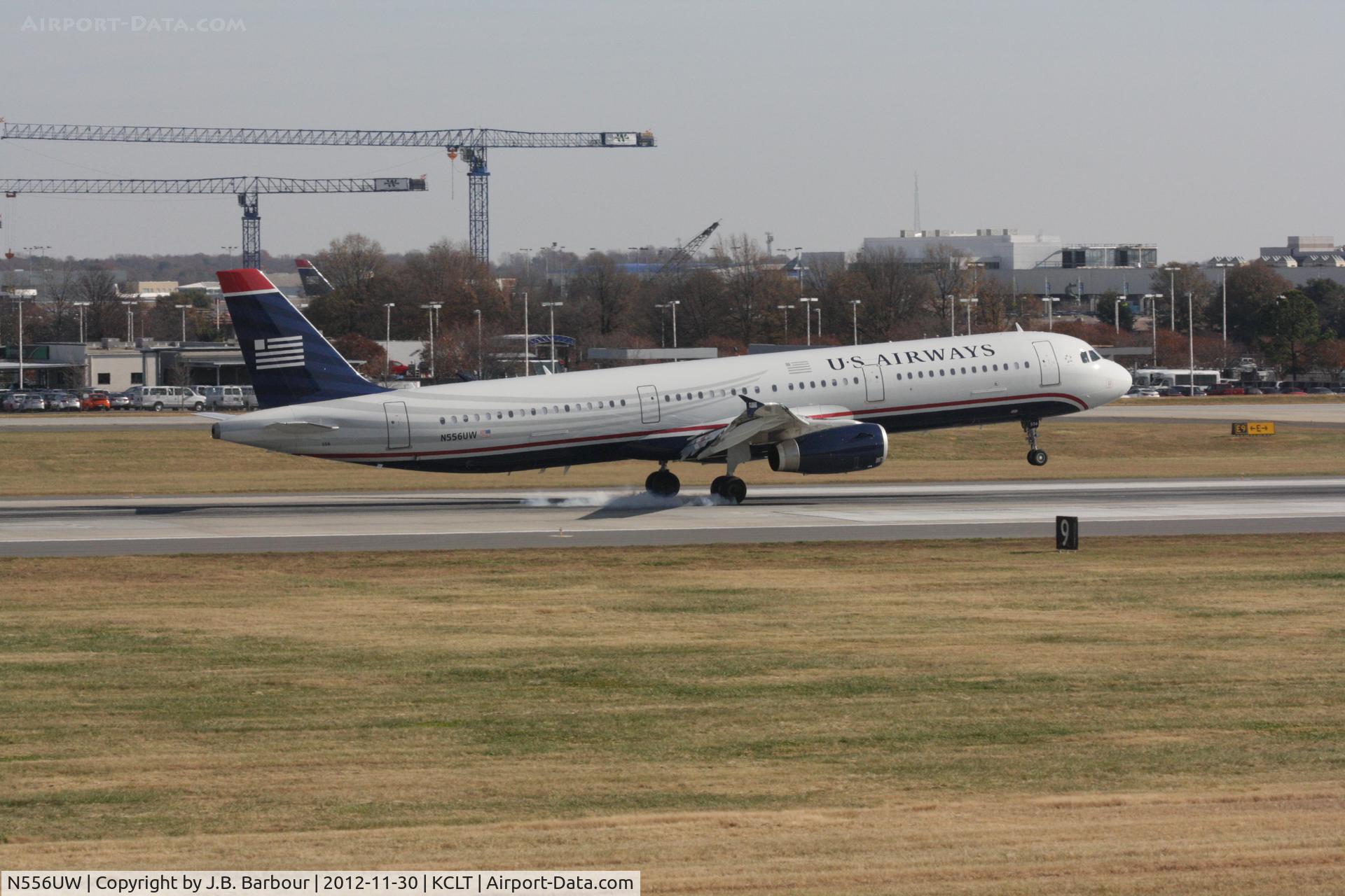 N556UW, 2012 Airbus A321-231 C/N 5244, Charlotte, NC